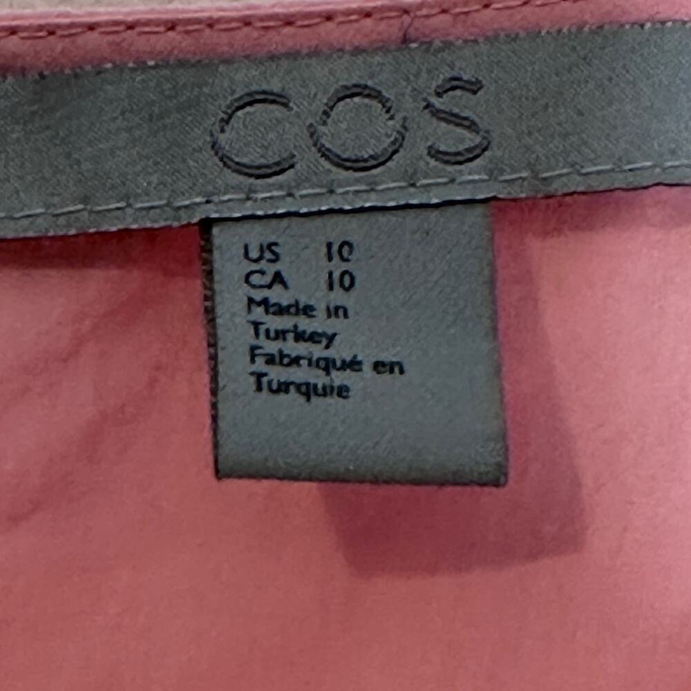 COS Pleat Panelled Cotton Top size 10 - Picture 4 of 9